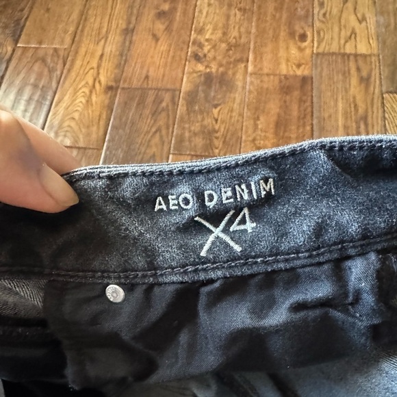 American Eagle Black Skinny 360 Super Stretch Denim Jeans - Picture 4 of 6